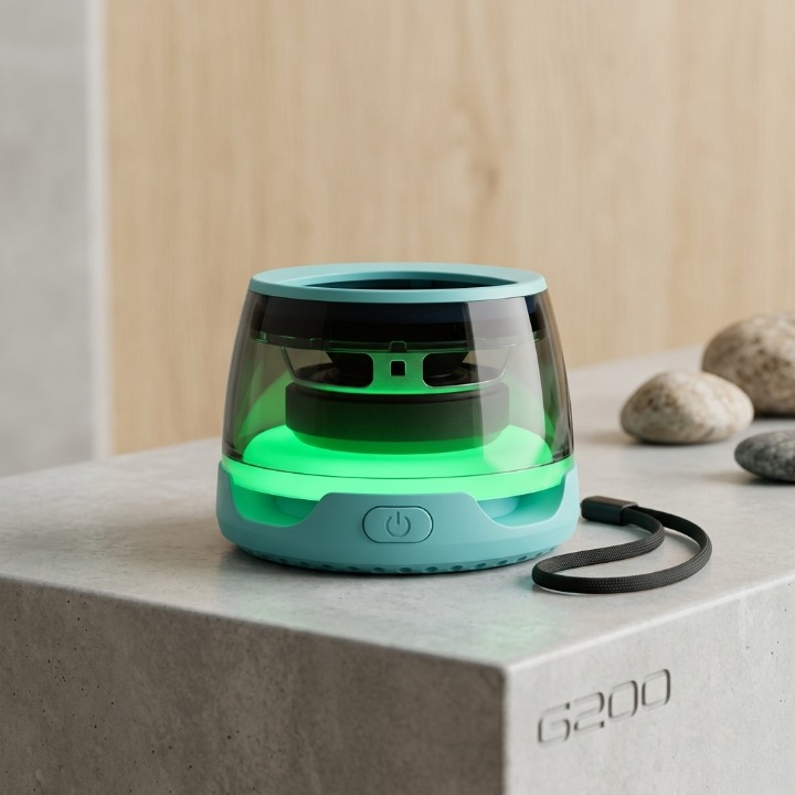 G200 Magnetic RGB Bluetooth Speaker – 5W Portable Wireless Sound Box with Magnetic Phone Stand
