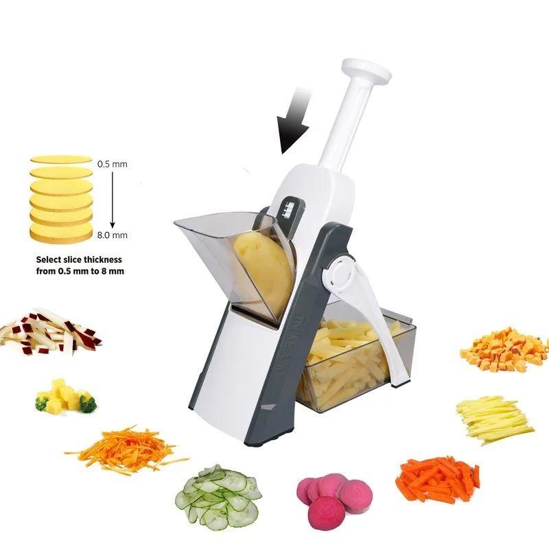 Safe Slicer Vegetable Cutter – Fast & Easy Kitchen Food Chopper & Slicer