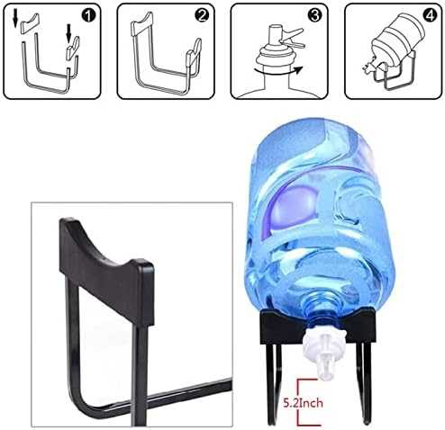 Metal Stand for 19L Water Bottle with Water Tap & Nozzle Dispenser