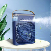 10 Inch Portable Air Cooler Fan USB with LED Night Light & Water Mist Humidifier