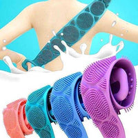 Silicone Bath Body Belt – Long Back Scrubber for Deep Exfoliation & Easy Cleaning