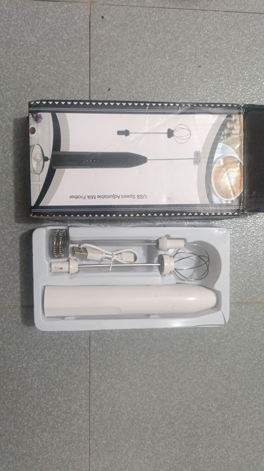 2-in-1 Rechargeable Coffee Beater & Electric Milk Frother | Handheld Foam Maker for Coffee & Drinks