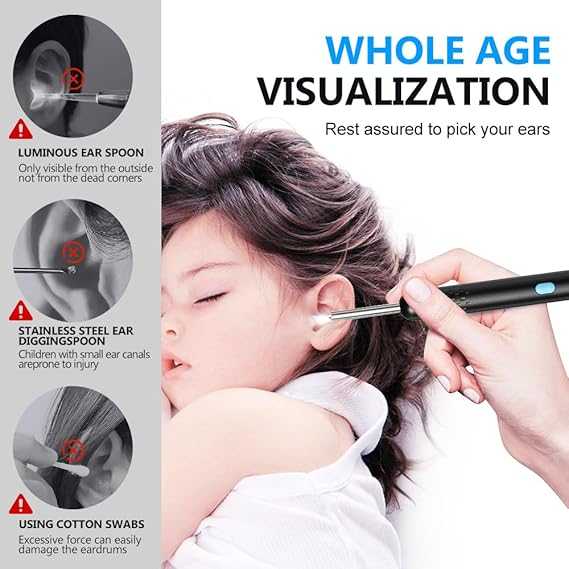 Smart Visual Ear Cleaner – HD Camera Ear Wax Removal Tool with LED Light for Safe & Easy Ear Cleaning
