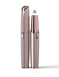 Flawless Rechargeable Eyebrow Trimmer – White | Painless Hair Remover for Women