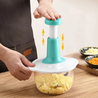 1.5L Push Chopper – Manual Hand Press Food Chopper for Vegetables, Fruits & Kitchen Use | Multipurpose Vegetable Cutter