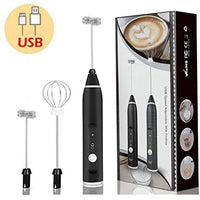 2-in-1 Rechargeable Coffee Beater & Electric Milk Frother | Handheld Foam Maker for Coffee & Drinks