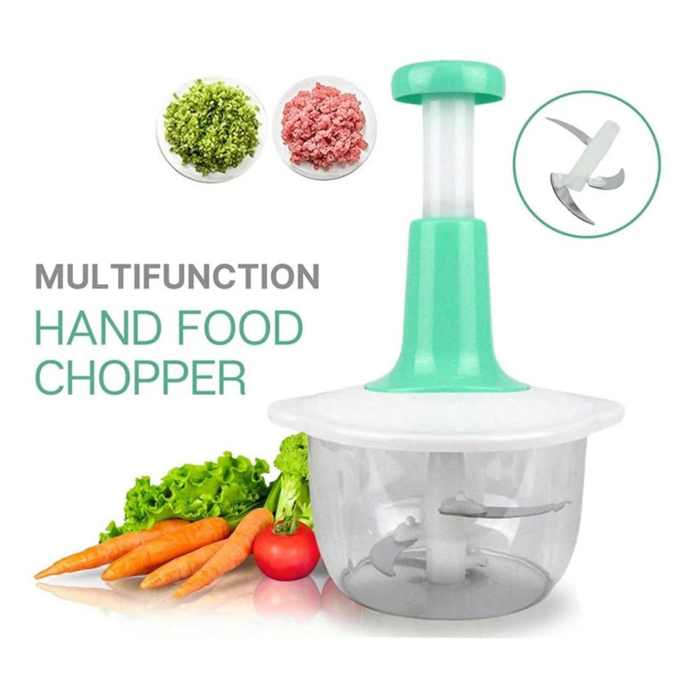 1.5L Push Chopper – Manual Hand Press Food Chopper for Vegetables, Fruits & Kitchen Use | Multipurpose Vegetable Cutter