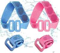 Silicone Bath Body Belt – Long Back Scrubber for Deep Exfoliation & Easy Cleaning