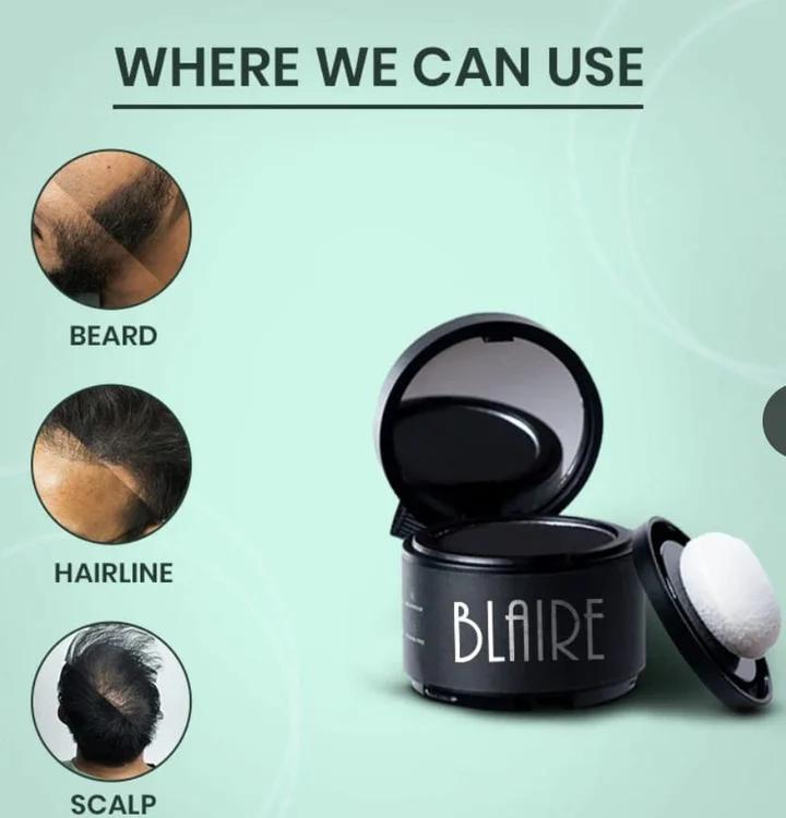 BLAIRE Hair Filler Powder 4gm – Instant Hairline Concealer for Thicker, Fuller Hair