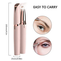 Flawless Rechargeable Eyebrow Trimmer – White | Painless Hair Remover for Women