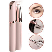 Flawless Rechargeable Eyebrow Trimmer – White | Painless Hair Remover for Women