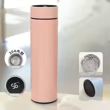 500ml Smart Water Bottle – LED Temperature Display Stainless Steel Vacuum Flask