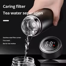 500ml Smart Water Bottle – LED Temperature Display Stainless Steel Vacuum Flask