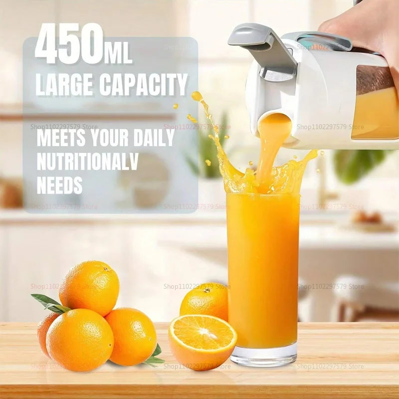 Portable USB Rechargeable Blender & Juicer | Personal Wireless Mini Smoothie Maker with Stainless Steel Blades for Fresh Shakes & Juices