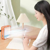 Type C Rechargeable Portable Mini Air Conditioner with Humidifier & 3 Speed Fan