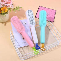 Telescopic Self-Cleaning Hair Brush – One-Click Easy Hair Removal Comb for Women & Girls
