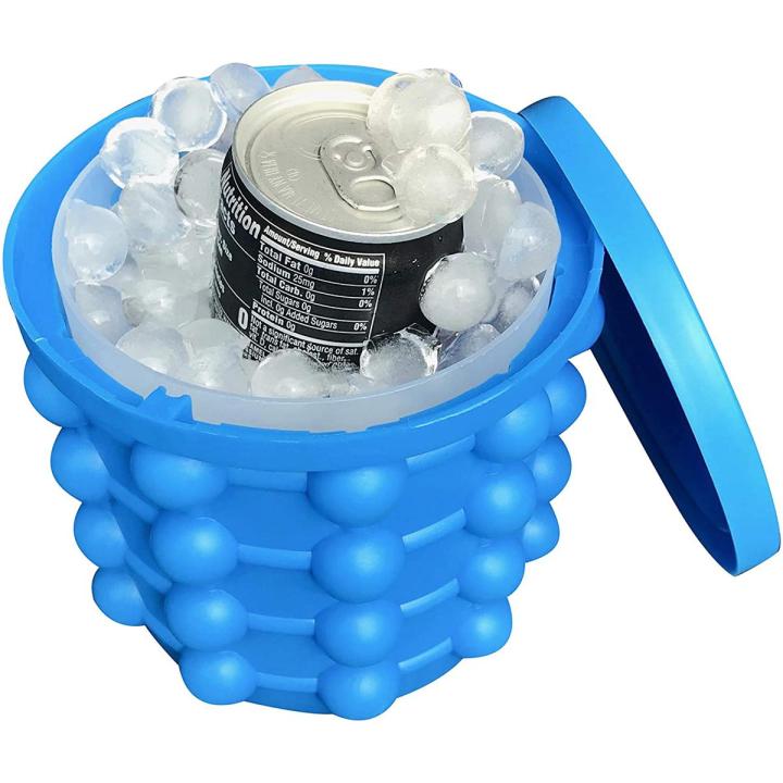 Silicone Ice Genie Magic Ice Cube Maker | Soft Ice Mold Bottle for Travel & Outdoor Use