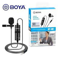 BOYA BY-M1 Professional Lavalier Microphone – 3.5mm Clip-On Lapel Mic for Android, DSLR, PC | Audio & Video Recording