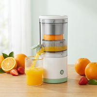 Manual Citrus Juicer & Squeezer – Portable Hand Press Lemon Orange Juicer with Strainer & Measuring Cup