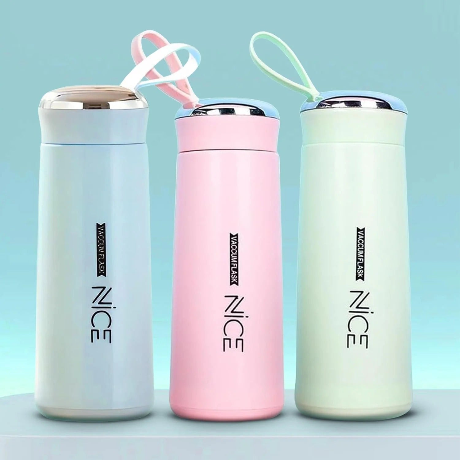 BPA Free Glass Water Bottle 400ml | Portable Tumbler with Protective Plastic Shell for School, Gym & Office (Random Color)