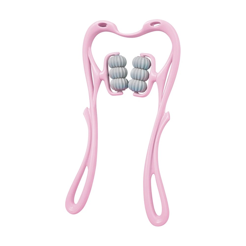 6-Wheel Neck & Spine Massager – Deep Tissue Cervical Manual Massage Tool for Neck, Back & Shoulder Relief