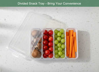 New Big Size 4-Portion Fresh Keeping Box – Extra Large Meal Prep Container