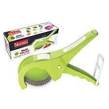 Multi Vegetable & Fruit Cutter 5 Blade Stainless Steel - Kitchen Chopper Slicer