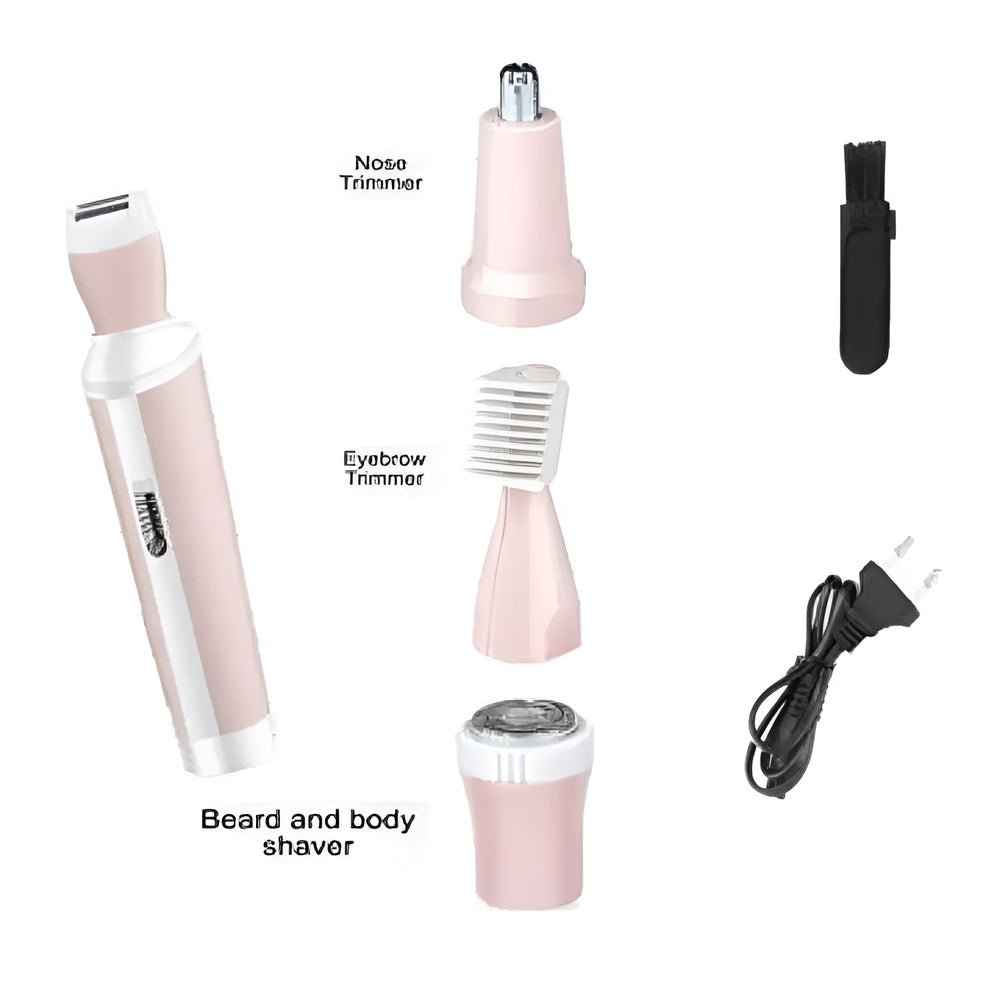Kemei 4 in 1 Rechargeable Hair Remover Shaver Ladies Epilator KM-3024