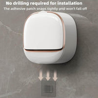 Round Self Draining Soap Holder | Quick Dry Soap Dish | Anti Slip Bathroom Soap Tray