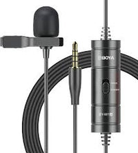BOYA BY-M1 Professional Lavalier Microphone – 3.5mm Clip-On Lapel Mic for Android, DSLR, PC | Audio & Video Recording