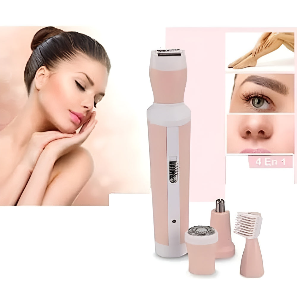 Kemei 4 in 1 Rechargeable Hair Remover Shaver Ladies Epilator KM-3024