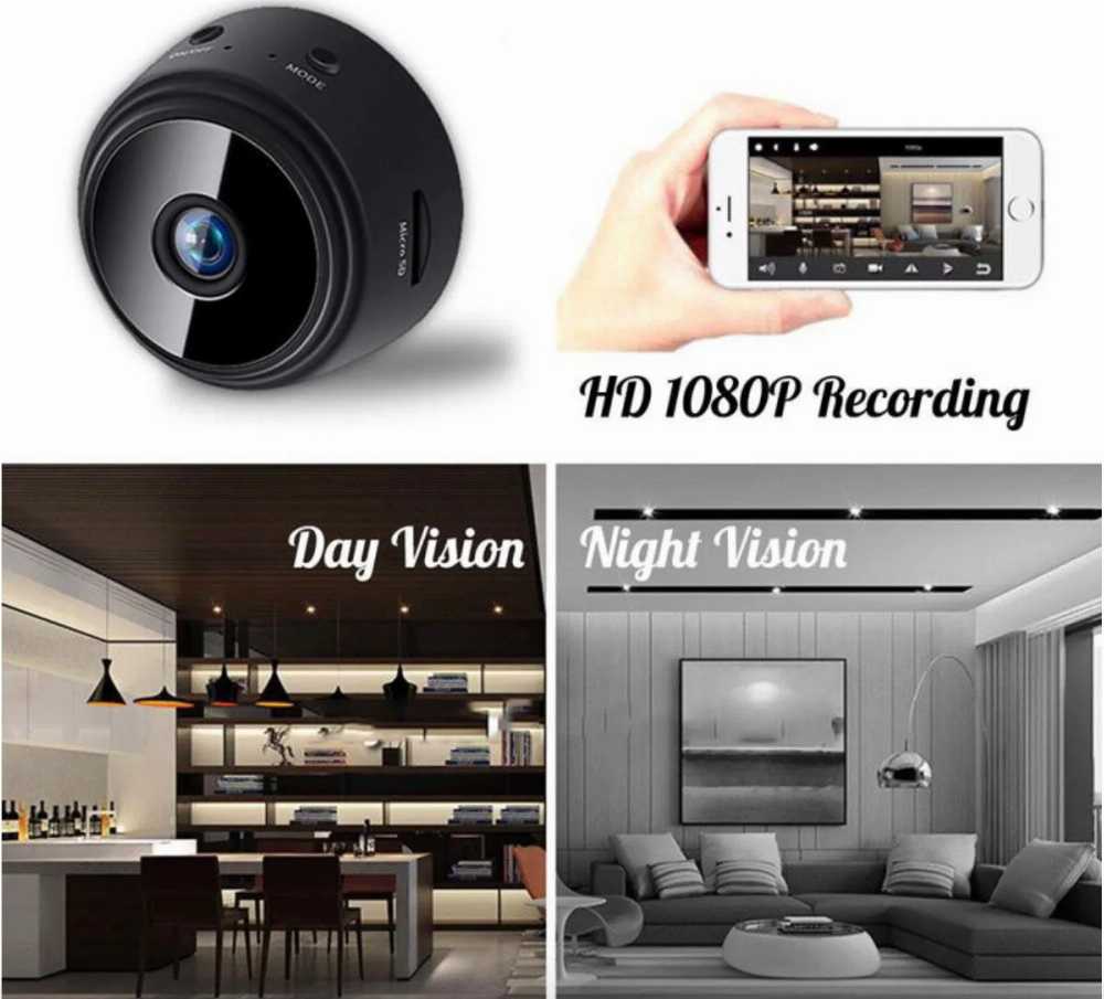A9 Mini Camera 1080P Full HD WiFi Smart Indoor Security Camera with Night Vision