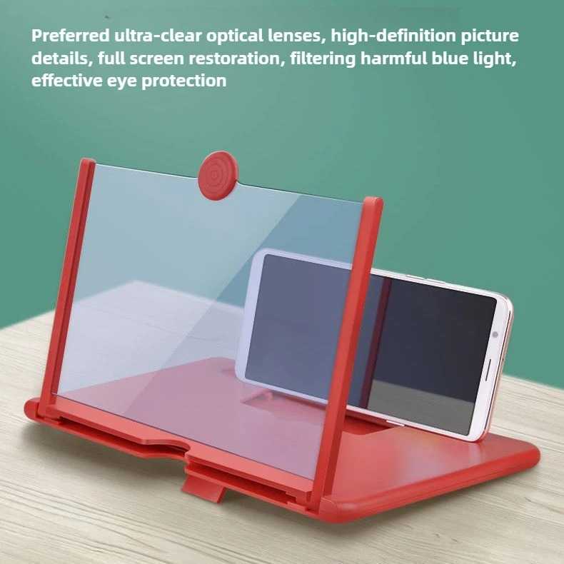 Cell Phone Screen Magnifier HD Video Amplifier Stand – Smartphone Screen Enlarger Mobile Holder