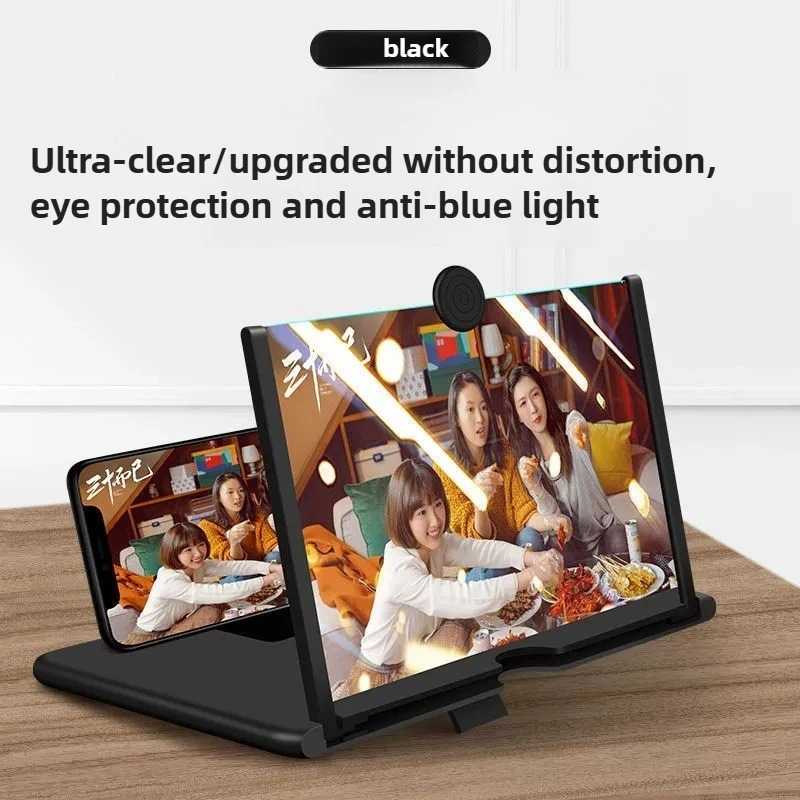 Cell Phone Screen Magnifier HD Video Amplifier Stand – Smartphone Screen Enlarger Mobile Holder
