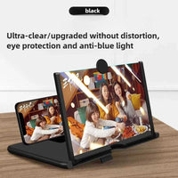 Cell Phone Screen Magnifier HD Video Amplifier Stand – Smartphone Screen Enlarger Mobile Holder