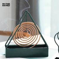 Premium Powder Coated Mosquito Coil Holder | Durable Stylish Safe Stand (Random Color)