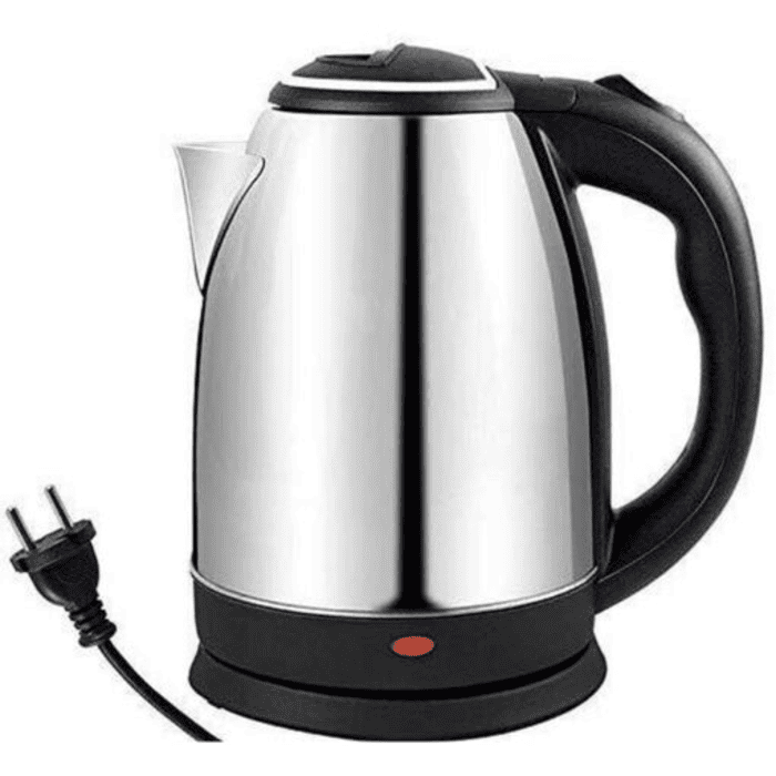 Electric Kettle – Premium Quality Polished Stainless Steel Body with Automatic Turn-Off Technology
